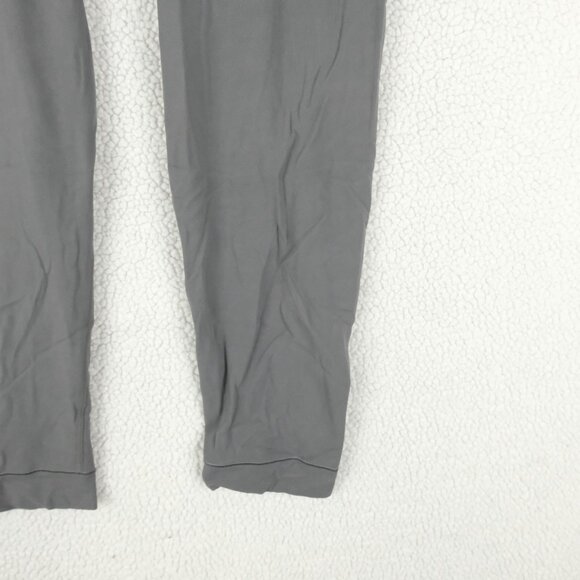 Nike Pants Womens Large Gray Dri Fit Tight Fit Capris Compression Draw String - Picture 4 of 10